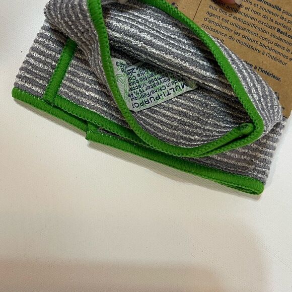 Norwex Bamboo Multipurpose Cloth Graphite/Green NWT - Picture 15 of 15